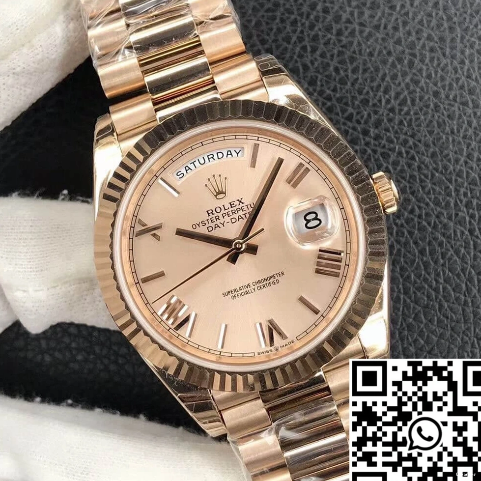 Factory Day-Date Rose Rolex M228238-0006 EW Gold 0503